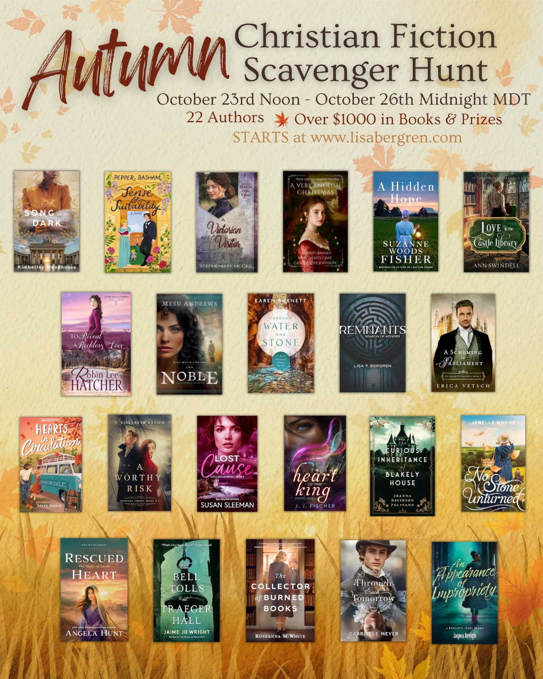 Christian Fiction Scavenger Hunt Stop #7